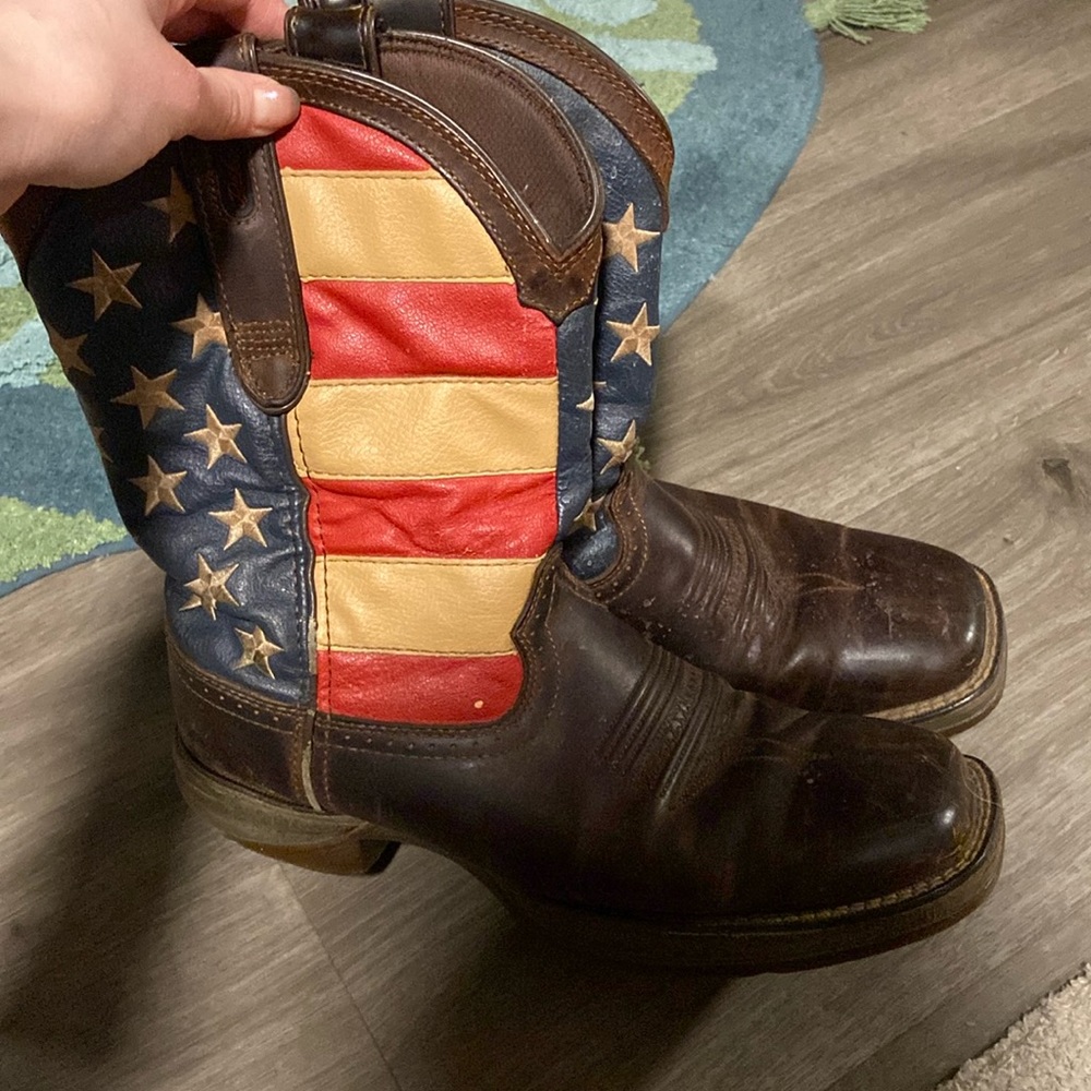 Men’s Durango USA flag boots